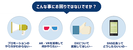 AR・VRを活用して何かやりたい…