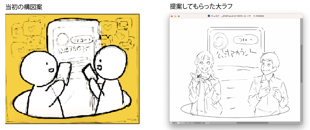 大ラフ