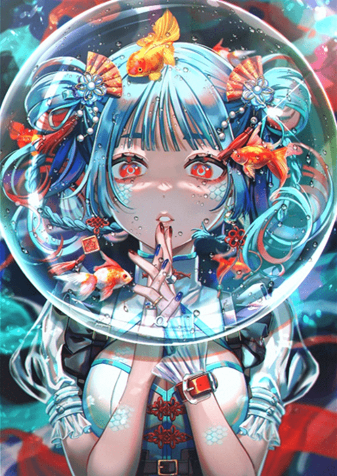 独自の世界観を表現するイラスト
